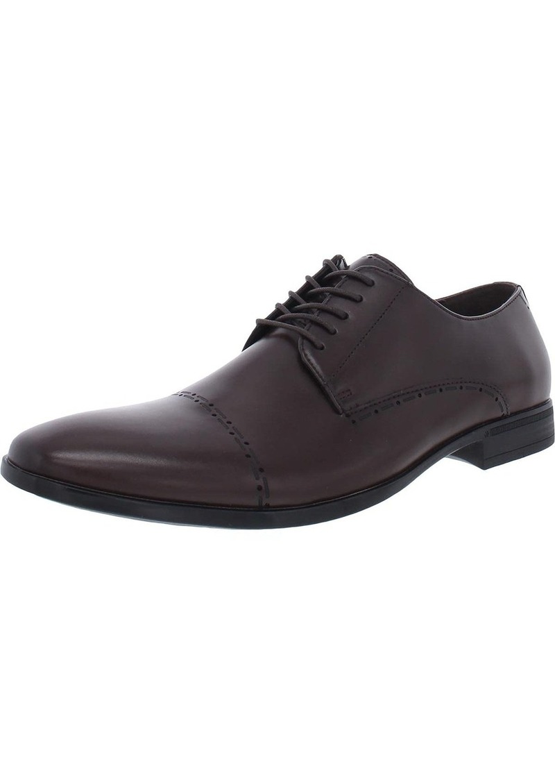 Kenneth Cole REACTION Men's Eddy Brouge Lace Up Cap Toe Oxford