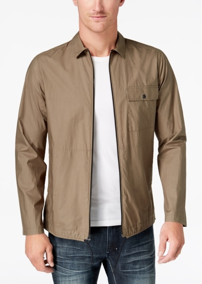 Kenneth Cole Kenneth Cole Reaction Men's Full-Zip Shirt Jacket | Outerwear