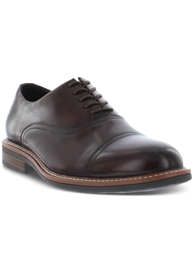 Kenneth Cole Reaction Men's Klay Flex Cap-Toe Oxfords - Espresso