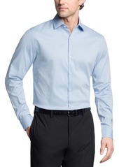 Kenneth Cole Reaction Men's Slim-Fit Flex Stretch Dress Shirt - Navy