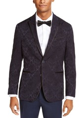 Kenneth Cole Reaction Men's Slim-Fit Navy Jacquard Evening Jacket, Created for Macy's