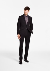 Kenneth Cole Reaction Men's Slim-Fit Ready Flex Stretch Fall Suits - Navy Plaid