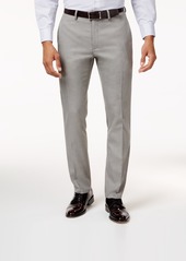 Kenneth Cole Reaction Men's Slim-Fit Stretch Dress Pants, Created for Macy's - Chambray