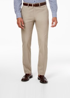 Kenneth Cole Reaction Men's Slim-Fit Stretch Dress Pants, Created for Macy's - Oatmeal