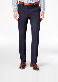 Kenneth Cole Reaction Men's Slim-Fit Stretch Dress Pants, Created for Macy's - Dark Navy