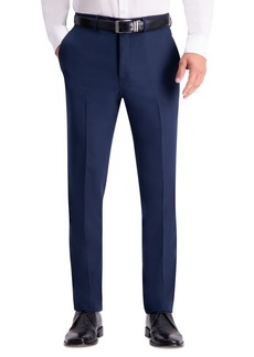 Kenneth Cole Reaction Men's Slim-Fit Stretch Gabardine Dress Pants - Blue