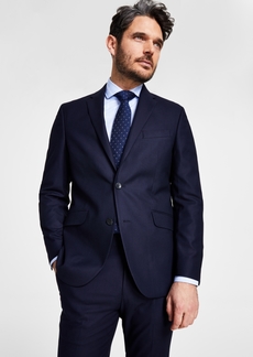 Kenneth Cole Reaction Men's Techni-Cole Suit Separate Slim-Fit Suit Jacket - Navy