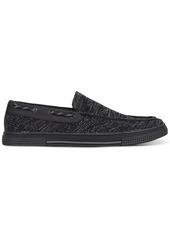 Kenneth Cole Reaction Men's Trace Knit Slip-On Shoes - Black