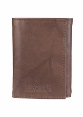 Kenneth Cole REACTION mens - Rfid Genuine Leather Slim Trifold With Id Window and Card Slots Wallet   US