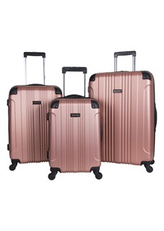 Kenneth Cole Reaction Out of Bounds 3-Piece Durable Hardshell Luggage Set in Rose Gold at Nordstrom Rack