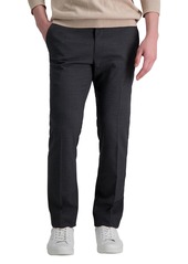 Kenneth Cole Reaction Slim Fit Sharkskin Windowpane Dress Pants in Charcoal at Nordstrom Rack
