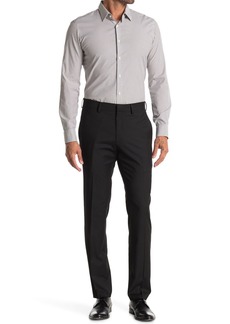 Kenneth Cole Reaction Texture Weave Slim Fit Dress Pant in Black at Nordstrom Rack