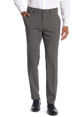Kenneth Cole Reaction Tic Weave Slim Fit Dress Pant in Charcoal at Nordstrom Rack
