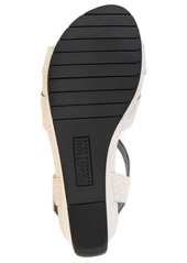 Kenneth Cole Reaction Women's Clarissa Wedge Sandals - Ecru Croco