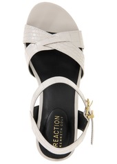 Kenneth Cole Reaction Women's Clarissa Wedge Sandals - Ecru Croco