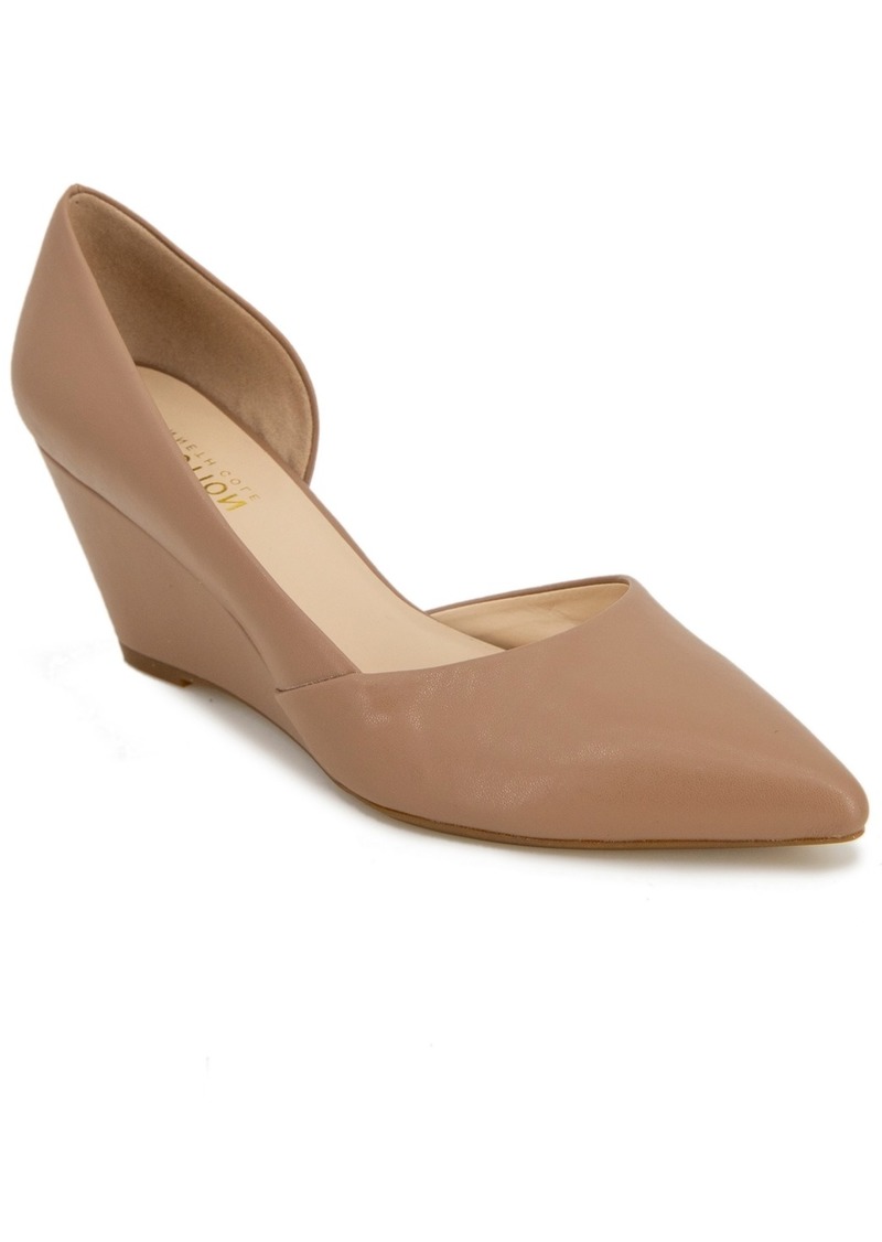 Kenneth Cole Reaction Women's Eltinn D'Orsay Wedge Pumps - Classic Tan