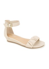 Kenneth Cole Reaction Women's Great Scrunch Two-Piece Wedge Sandals - Classic Tan