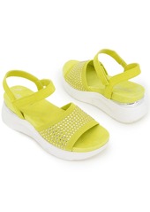 Kenneth Cole Reaction Women's Hera Sandals - Lime Zest Jewel