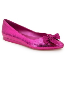 Kenneth Cole Reaction Women's Lily Bow Ballet Flats - Hot Pink