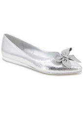 Kenneth Cole Reaction Women's Lily Bow Ballet Flats - Silver