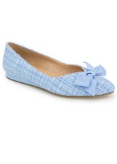 Kenneth Cole Reaction Women's Lily Bow Pumps - Pastel Blue Fabric