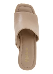 Kenneth Cole Reaction Women's Maria Mule Wedge Sandals - Chai