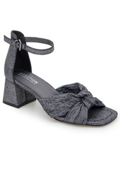 Kenneth Cole Reaction Women's Nessa Block Heel Dress Sandals - Pewter