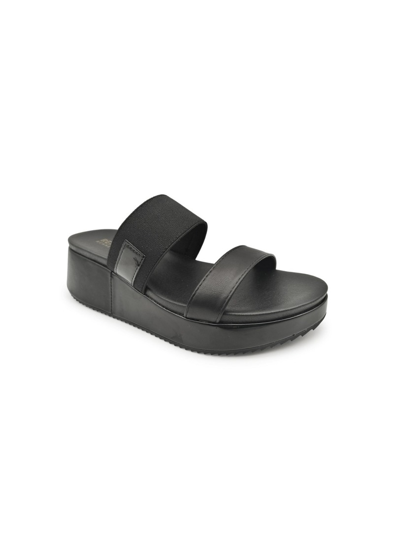 Kenneth Cole Reaction Women's Perry Wedge Sandals - Black