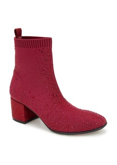 Kenneth Cole Reaction Women's Renee Jewel Booties - Brick Red