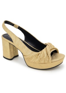 Kenneth Cole Reaction Women's Rylee Platform Dress Sandals - Gold