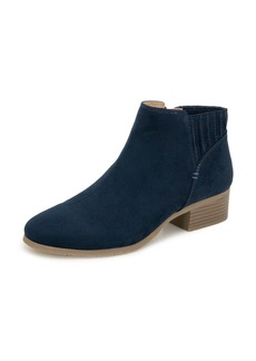 Kenneth Cole Reaction Women's Shea Block Heel Booties - Navy