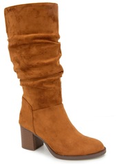Kenneth Cole Reaction Women's Sonia Slouch Round Toe Boots - Caramel Cafe