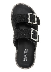 Kenneth Cole Reaction Women's Sydney Slip On Sandals - Black Boucle