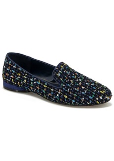Kenneth Cole Reaction Women's Unity Round Toe Ballet Flats - Navy Multi - Textile and Polyurethane