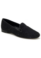 Kenneth Cole Reaction Women's Unity Round Toe Ballet Flats - Black Knit and Polyurethane