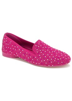 Kenneth Cole Reaction Women's Unity Round Toe Ballet Flats - Pink Knit and Polyurethane