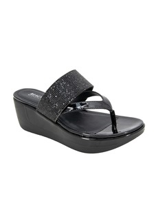 Kenneth Cole Reaction Women's Women's PEPEA Cross Jewel Wedge Sandal