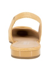 Kenneth Cole Reaction Womens's Linton Buckle Wedge Flats - Natural Weave