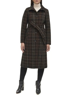 Kenneth Cole Stand Collar Military Coat