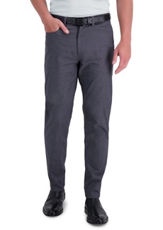 Kenneth Cole Technical Slim Fit Trousers in Dark Grey at Nordstrom Rack