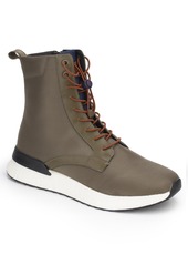 Kenneth Cole The Life-Lite Leather Paneled Sneaker in Olive at Nordstrom
