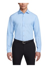 Kenneth Cole Unlisted Men's Dress Shirt Slim Fit Solid  Slim