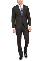 Kenneth Cole Unlisted Men's Slim-Fit Stretch Black Pindot Suit