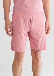 Kenneth Cole Water Repellent Active Stretch Running Shorts in Pink Salt at Nordstrom Rack