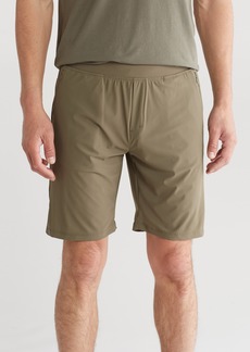 Kenneth Cole Water Repellent Active Stretch Running Shorts in Tea Leaf at Nordstrom Rack