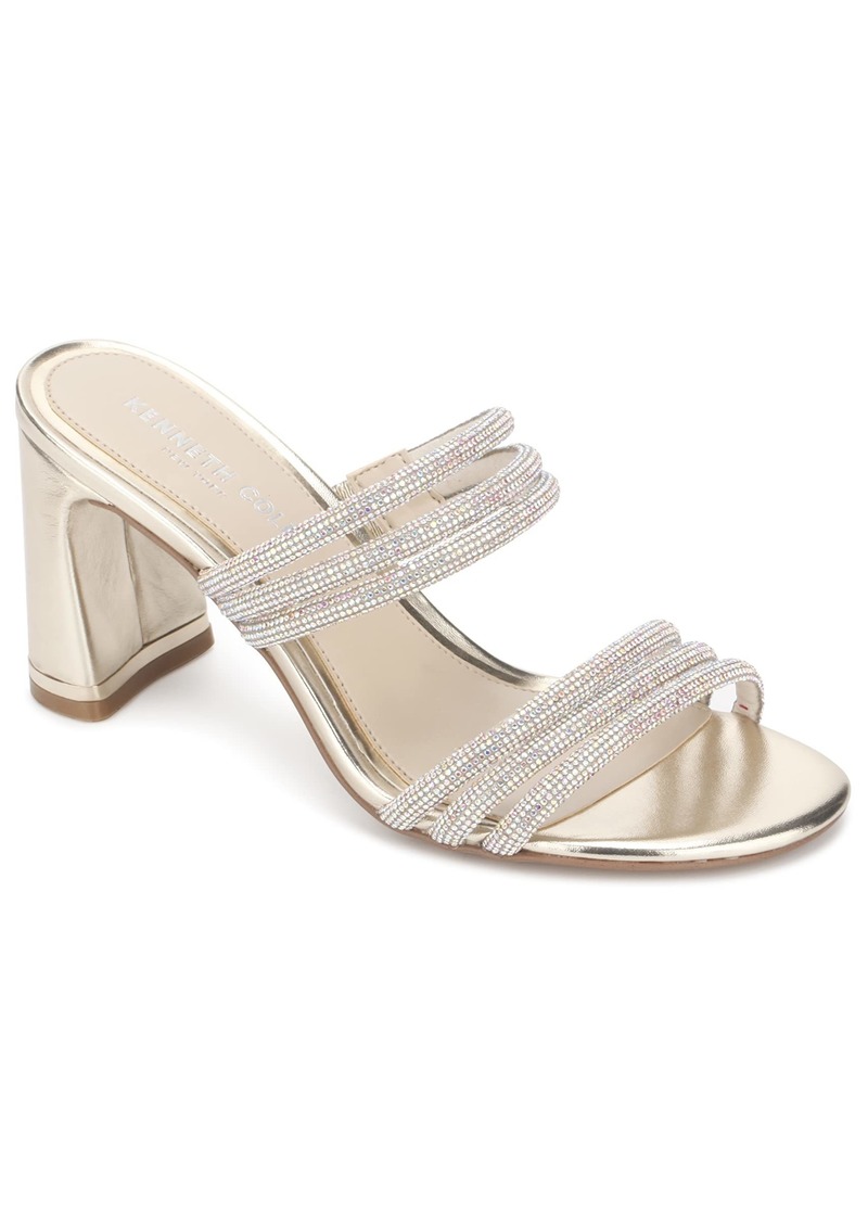 Kenneth Cole Women's Amelia Flare Jewel Heeled Sandal