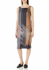 Kenneth Cole Women's Column Overlay Dress  XS