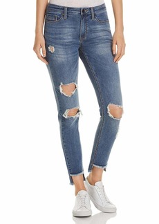 Kenneth Cole Women's Jess Skinny Jean with Step Hem Pacific wash