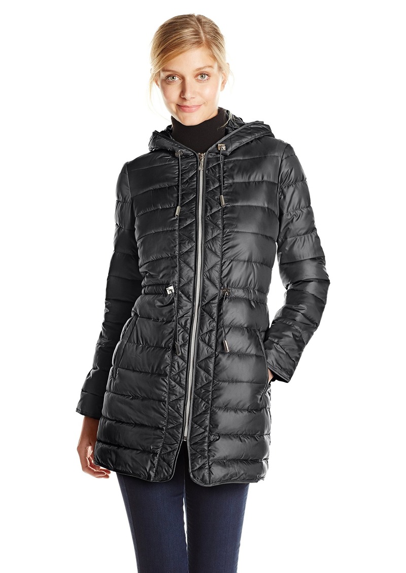 Kenneth Cole Kenneth Cole Women's Lightweight Packable Faux Down Jacket ...