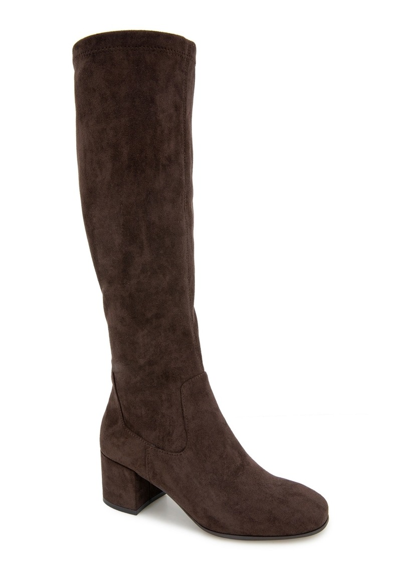 Kenneth Cole Women's Reaction Rida Knee High Stretch Boots - Chocolate